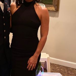 Formal black gown from Lulus